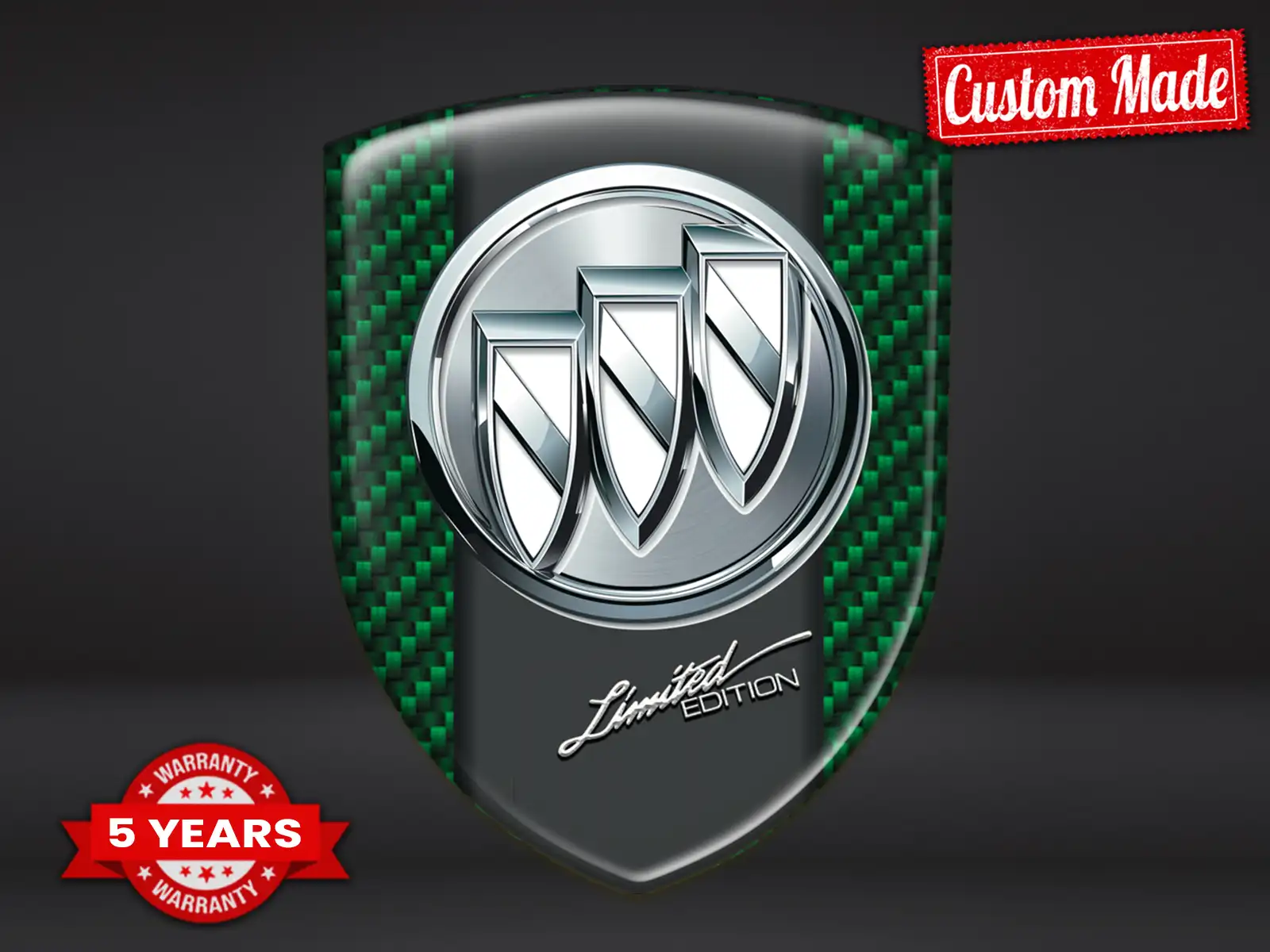 Buick Emblema Auto Máximo Resistentes Estilos Pro Rendimiento